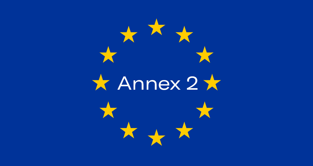 Eu taxonomy annex2